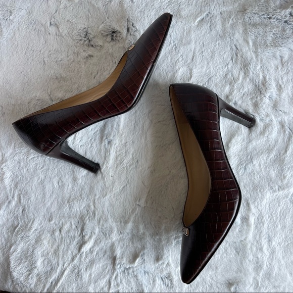 New Brighton Crocodile Style Hi Heels Lady’s Shoes size 8 - Picture 16 of 16